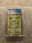 Pokemon Bulbasaur 44/102 - Base Set Shadowless - CGC 9 Mint 1999 WOTC