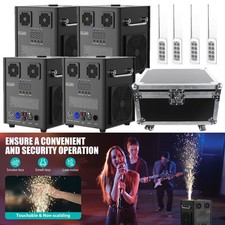 700W Cold Spark Machine Stage Effect Sparklers With Remote Flight Case Wedding