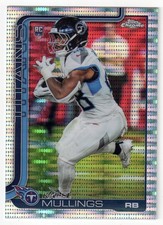 2025 Topps Chrome #309 KALEL MULLINGS 'PULSAR REFRACTOR' RC! TITANS