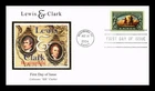 DR JIM STAMPS US COVER LEWIS & CLARK EXPEDITION BICENTENNIAL FDC COLORANO SILK