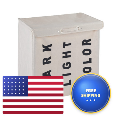 Wenko Trivo Laundry Sorter 3 Sections Dark Light Color Laundry Basket On Wheels