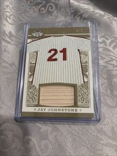 JAY JOHNSTONE 2025 LEAF LUMBER GAME USED BAT RELIC 1/1 GL-53