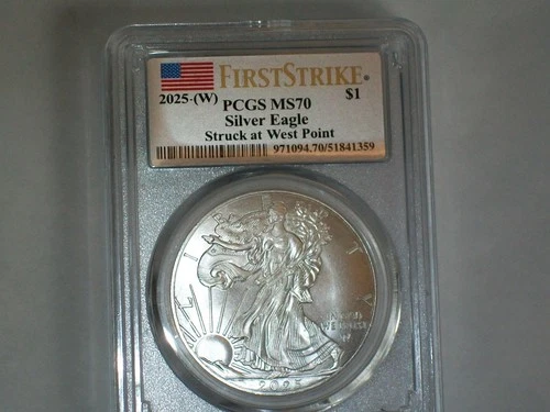 2025 (W) American Silver Eagle - PCGS MS 70 - First Strike