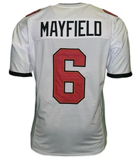 Baker Mayfield Unsigned Tampa Bay White Football Jersey