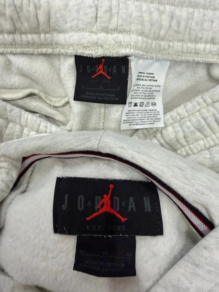 Moletom com capuz e calça de moletom Air Jordan Artist Series masculino tamanho médio/grande - Imagem 3 de 3