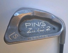 PING ZING 2 BLACK DOT LS LOB SAND WEDGE - PING Karsten 201 Aldila SHAFT 35 Inch