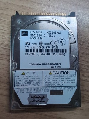 Toshiba MK2109MAT 2.1GB 2.5'' Notebook Laptop HDD Festplatte