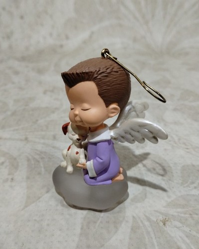 Hallmark Mary's Angels SWEET WILLIAM Keepsake Ornament 2003 Series #16 Purple - Picture 3 of 10