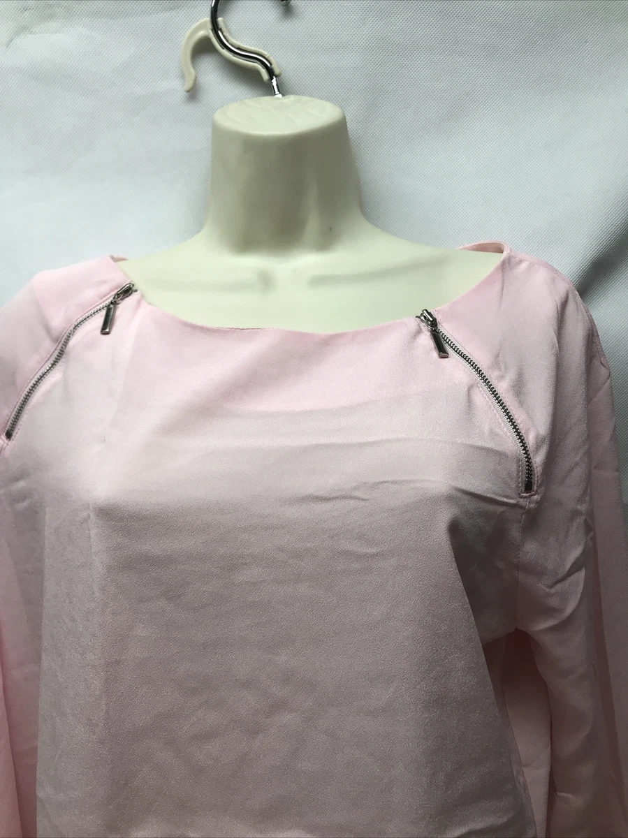 new york and company pink blouse