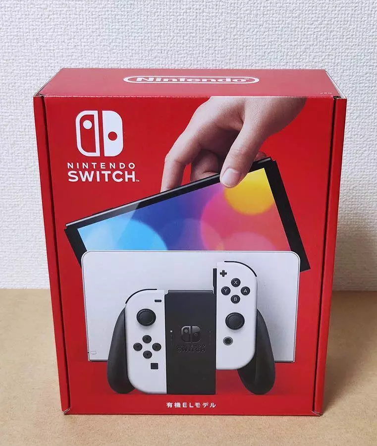 Console Nintendo Switch - Modèle OLED • Bleu Néon & Rouge Néon