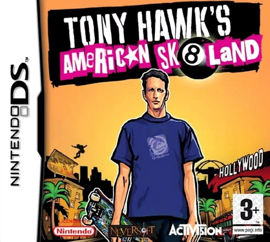 TONY HAWK S AMERICAN SK8LAND KIDS GAME CARD DS DS DS LITE 3DS 2DS