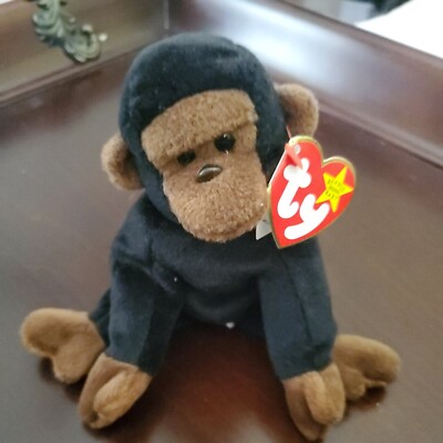 Congo beanie babg the Gorilla retired! Pvc pellets- 4160 PVC NM