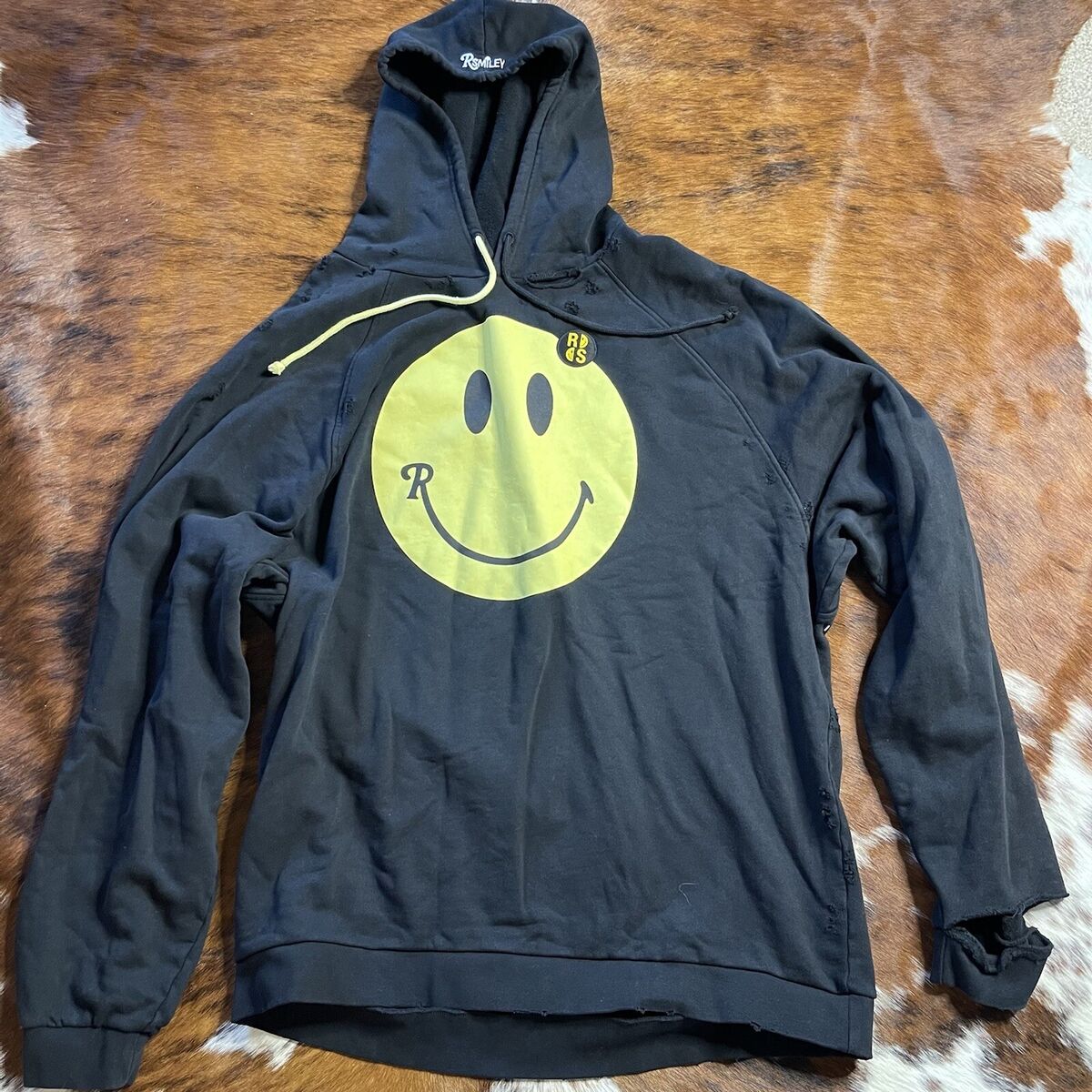 RAF SIMONS X SMILEY SMILEYPRINT 50TH ANNIVERSARY HOODIE RAF SIMONS X SMILEY SMILEYPRINT 50TH ANNIVERSARY HOODIE