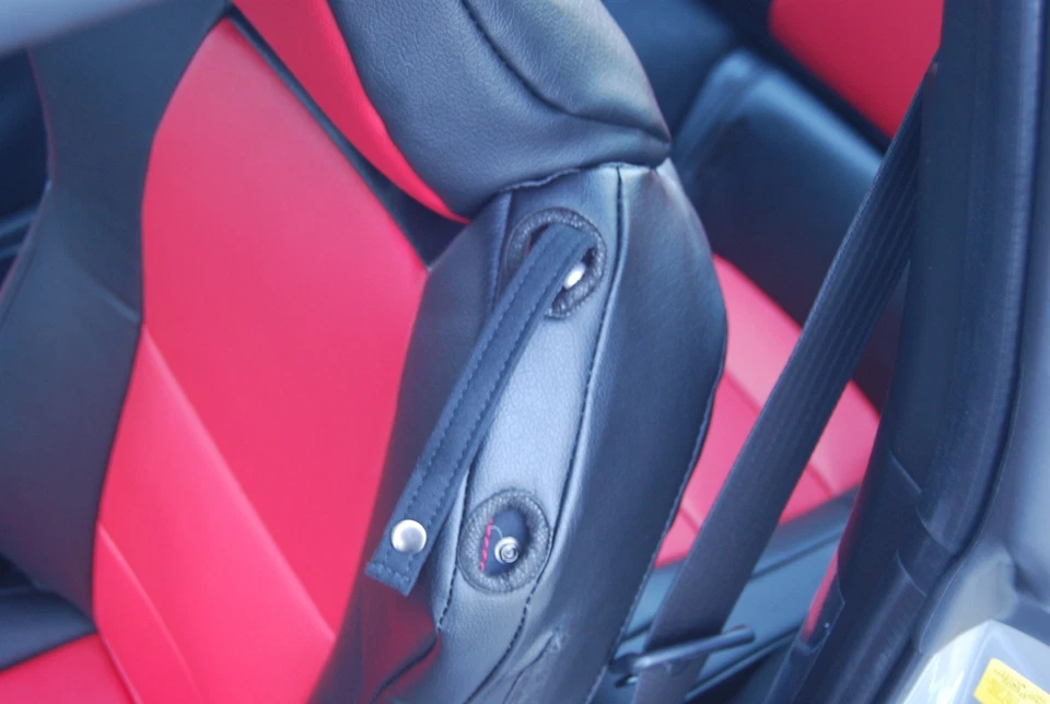 FUNDAS DE ASIENTO IGGEE S. CUERO AJUSTE PERSONALIZADO PARA SCION FR-S BRZ 86 2013-2020 13 COLORES Foto 4 de 4