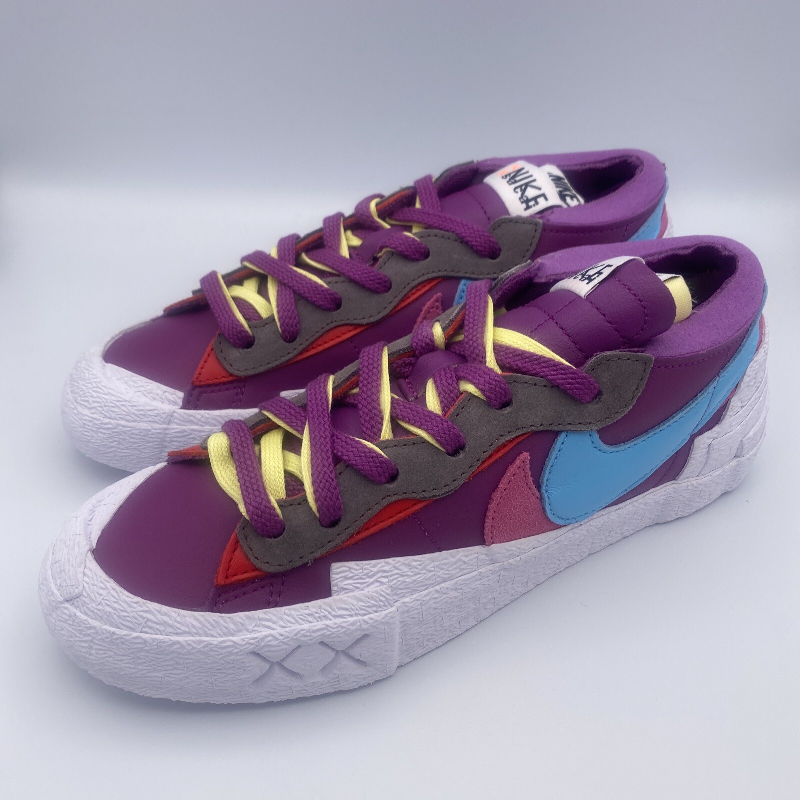 SACAI X NIKE Nike Blazer Low Sacai x KAWS viola tramonto DM7901 500 taglia 10