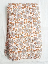 Hippie Quilted Throw Reversible Coverlet Summer Bedding Quilt Kantha