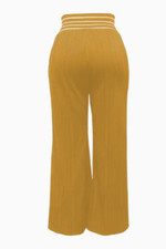 Einfarbige weite Hosen, Y2K hoch Taillierte lockere Hosen für den Alltag, Damen