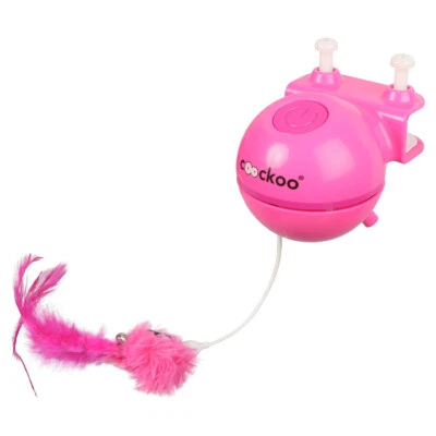Coockoo Laserspielzeug Roxy rosa für Katzen, USB wiederaufladbar, 8x8x10,5 cm