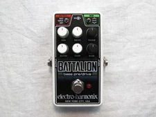 Used Electro-Harmonix EHX Nano Battalion Bass Preamp DI Pedal w/ Power supply
