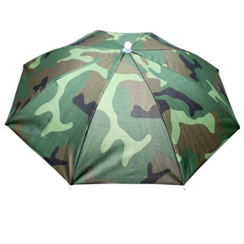 Foldable Sun Umbrella Hat Golf Fishing Camping Headwear Hat Cap Anti-sV3HOT - Picture 9 of 19