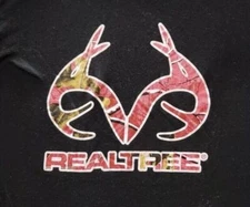 REALTREE Women's Pink, Black or Camo Tshirt sizes S, M, L, XL