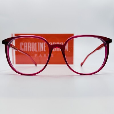 Caroline Abram Brille Damen oval lila rot BLUSH Mod. COOKIE oversize NEU