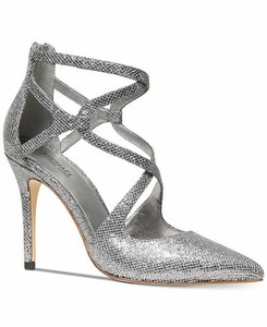 mk silver heels