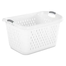 Sterilite 2.7 Bushel Jumbo Laundry Basket, White