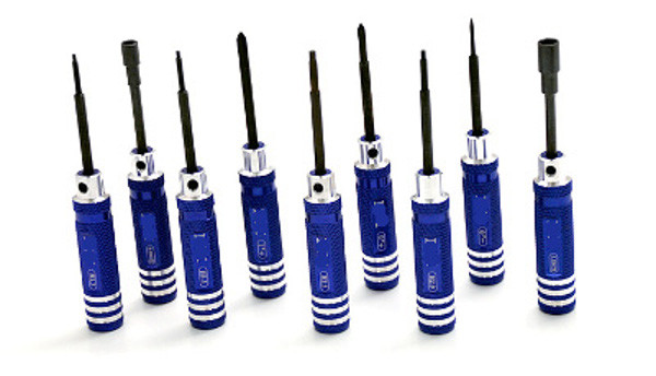 KIT Professionale Attrezzi Elicottero modellismo in valigetta alluminio foto 3