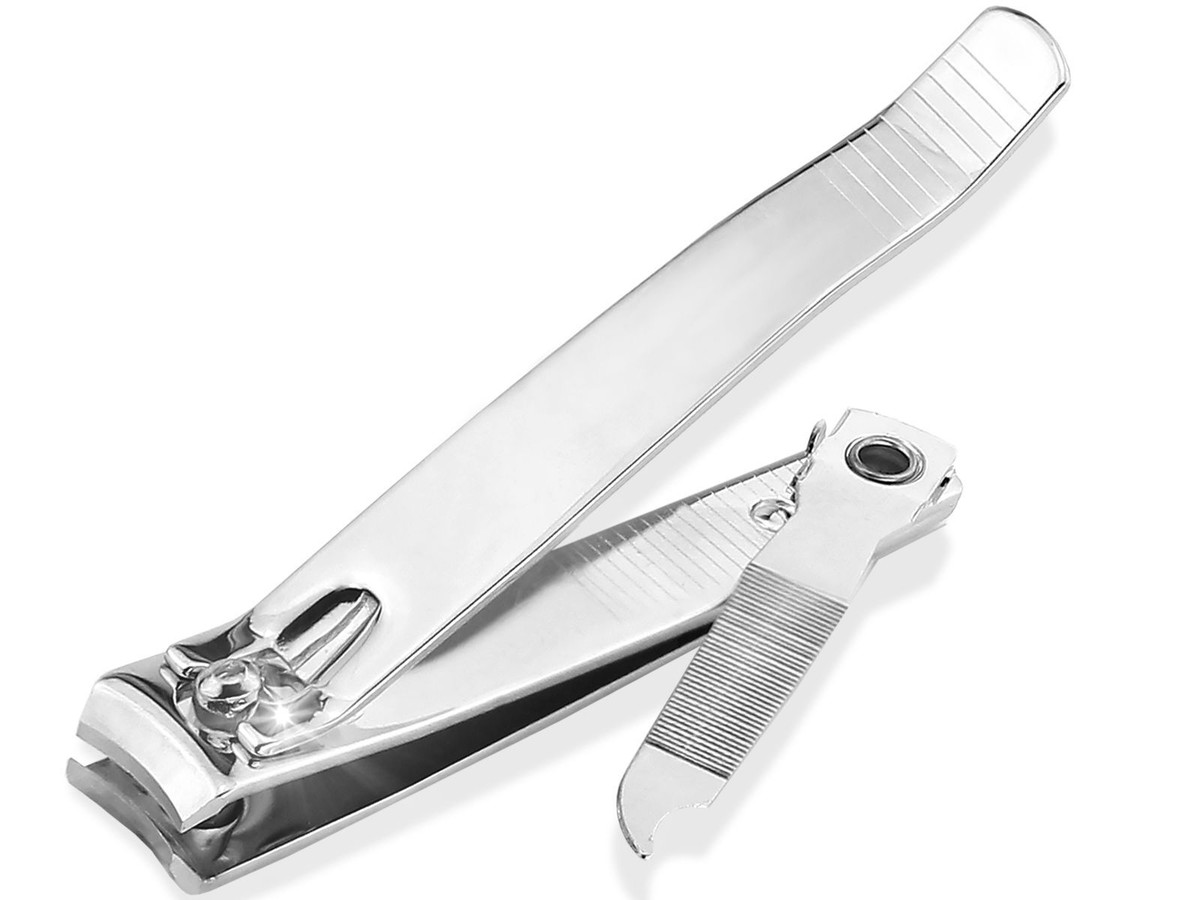 Nagelknipser Set Aus Edelstahl – 2-teilig, Für Finger- & Fußnägel – Scharf, Rutschfest & Leicht Zu Reinigen