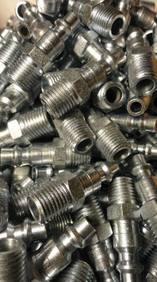 10 MILTON 727 Air line hose fittings nipples M style 1/4'' male NPT thread