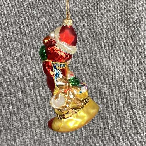 Kurt Adler Elmo Glass Christmas Ornament in Original Box VIDEO - Picture 9 of 12