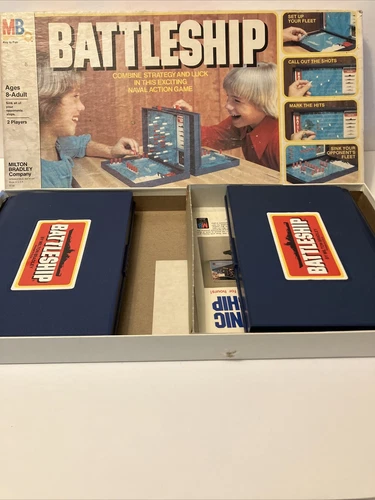 Vintage Milton Bradley Battleship Board Game 1978 Complete with Box - Model 4730
