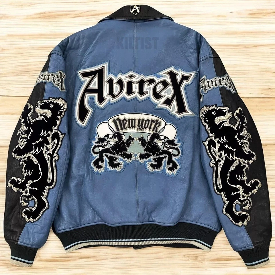 avirex leather jacket - Image 4 of 4