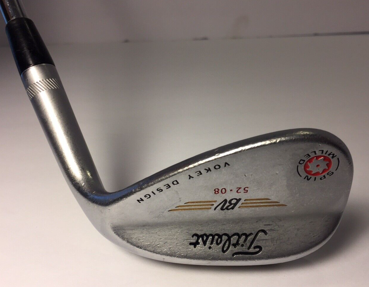 Titleist Vokey Design BV Wedge 52° 08 Spin Milled Red Saw Titleist Vokey Design BV Wedge 52° 08 Spin Milled Red Saw