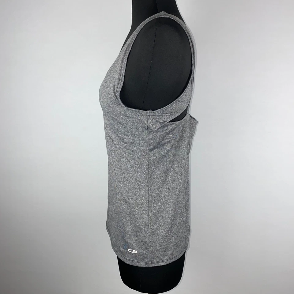Camiseta sin mangas C9 By Champion para mujer M DuoDry+ sujetador incorporado correas cruzadas entrenamiento Foto 3 de 4