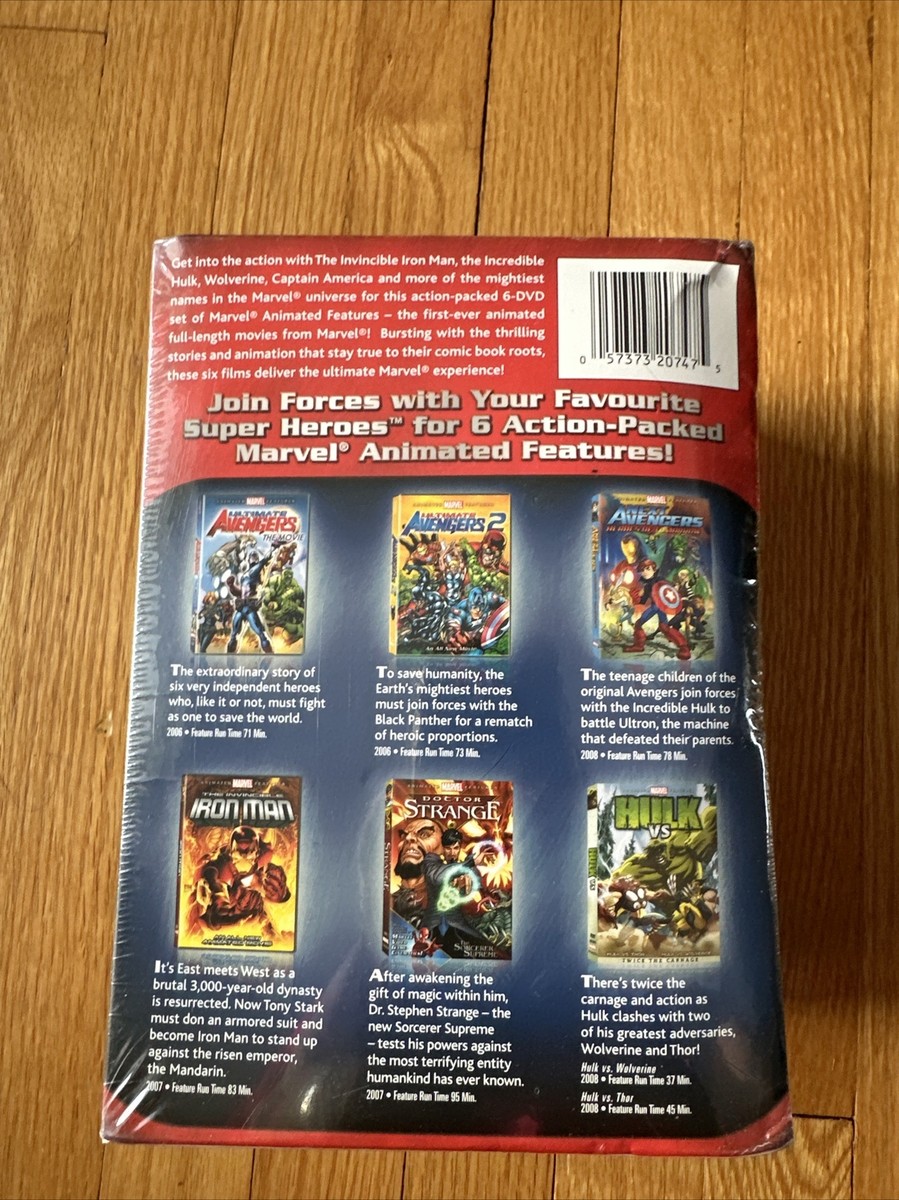 Buy Marvel Animated Features: 6 Film Set (DVD, 2009, 6-Disc Set