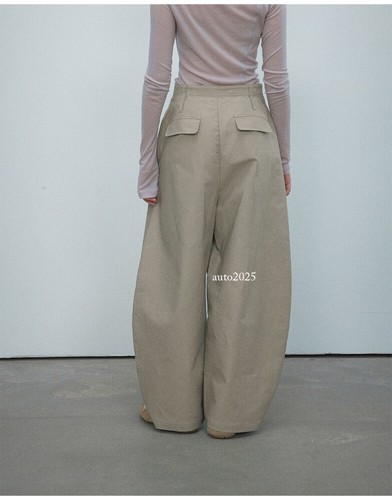 Spring New Casual High-waisted Cotton Long Casual Pants Womens Loose Trousers - Picture 12 of 28