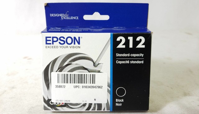 Epson 212 Standard Capacity Ink Cartridge Black T212120-s Exp May 2023 for sale online | eBay