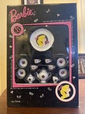 Barbie 1996 Miniature Nostalgic China Tea Set 35th Anniversary Limited NIB 86119