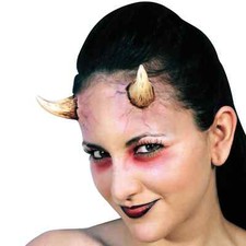 Ghoulish Productions Tic Tic Horns Flesh Latex Prosthetic Halloween SFX Makeup