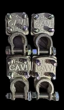 4x Brass Battery Terminals Connectors Clamps Top Post Battery Terminal Protector