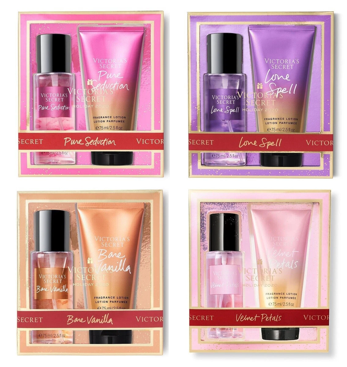 VICTORIAS SECRET 2 PIECE GIFT SET FRAGRANCE MIST AND LOTION CHOOSE YOUR FAVORITE