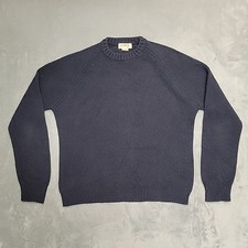 Vintage J. Crew Sweater Mens XXL Blue 100% Wo...