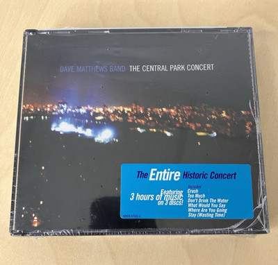 Dave Mathews Band The Central Park Concert 3-Disc CD Set - NEW Sealed
