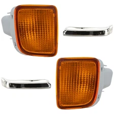 Bumper Face Bar End Extension Front Driver & Passenger Side Left Right