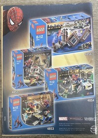 Lego Doc Ock's Hideout 4856 Spider-Man Instructions Only Marvel Superheroes 2004