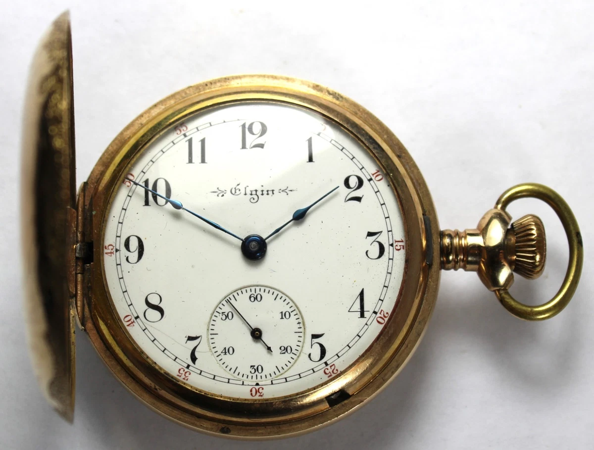 Elgin Gold Filled Pocket Watch Pocket Watches with Vintage 15