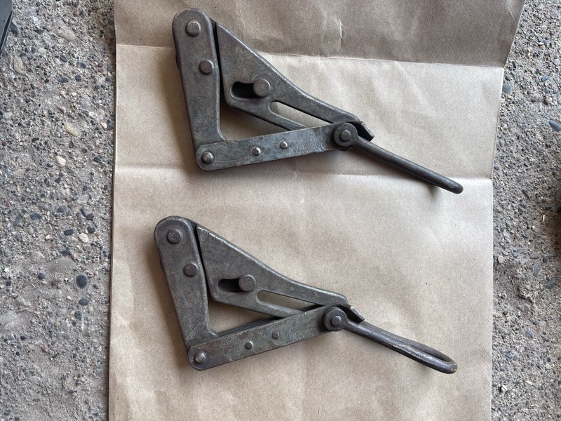 Vintage Klein & Sons Cable Puller Lot Of 2