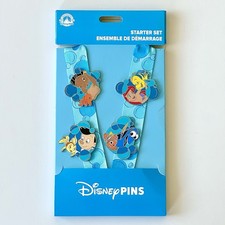 Disney Starter Set Burbuja Ariel Platija Lilo Pinocho Buscando a Nemo Cordón Prendedor